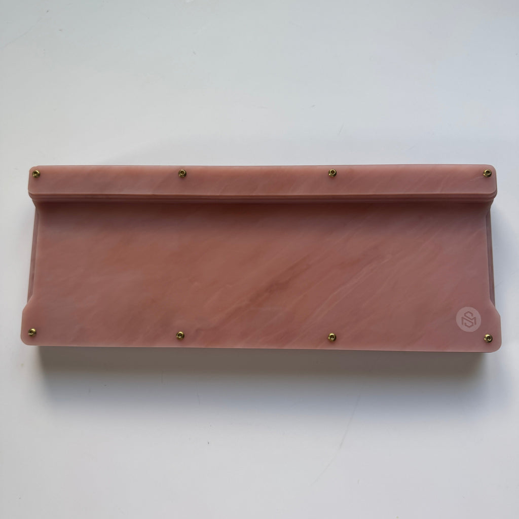 60% Pink Marble Gasket Mount Case