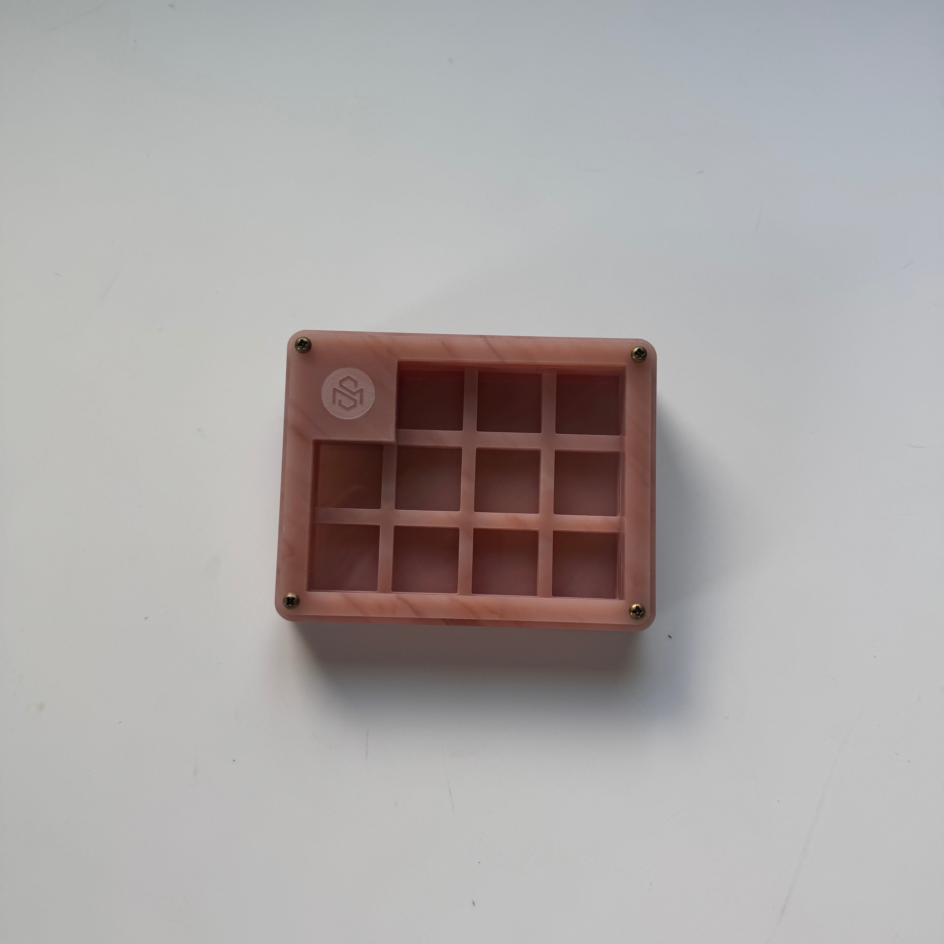 60% Pink Marble Gasket Mount Case